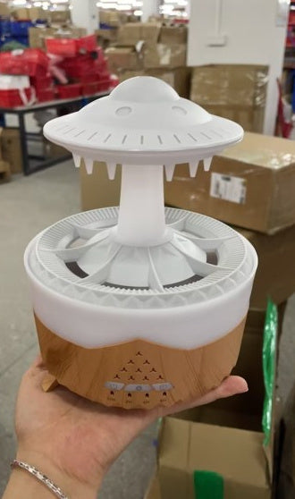 Rain Cloud Humidifier & Essential Oil Diffuser – Night Light & Aroma Mist Maker