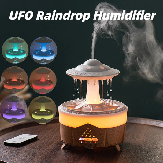 Rain Cloud Humidifier & Essential Oil Diffuser – Night Light & Aroma Mist Maker