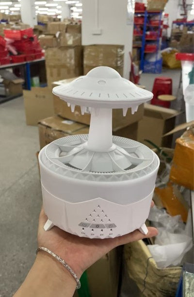 Rain Cloud Humidifier & Essential Oil Diffuser – Night Light & Aroma Mist Maker